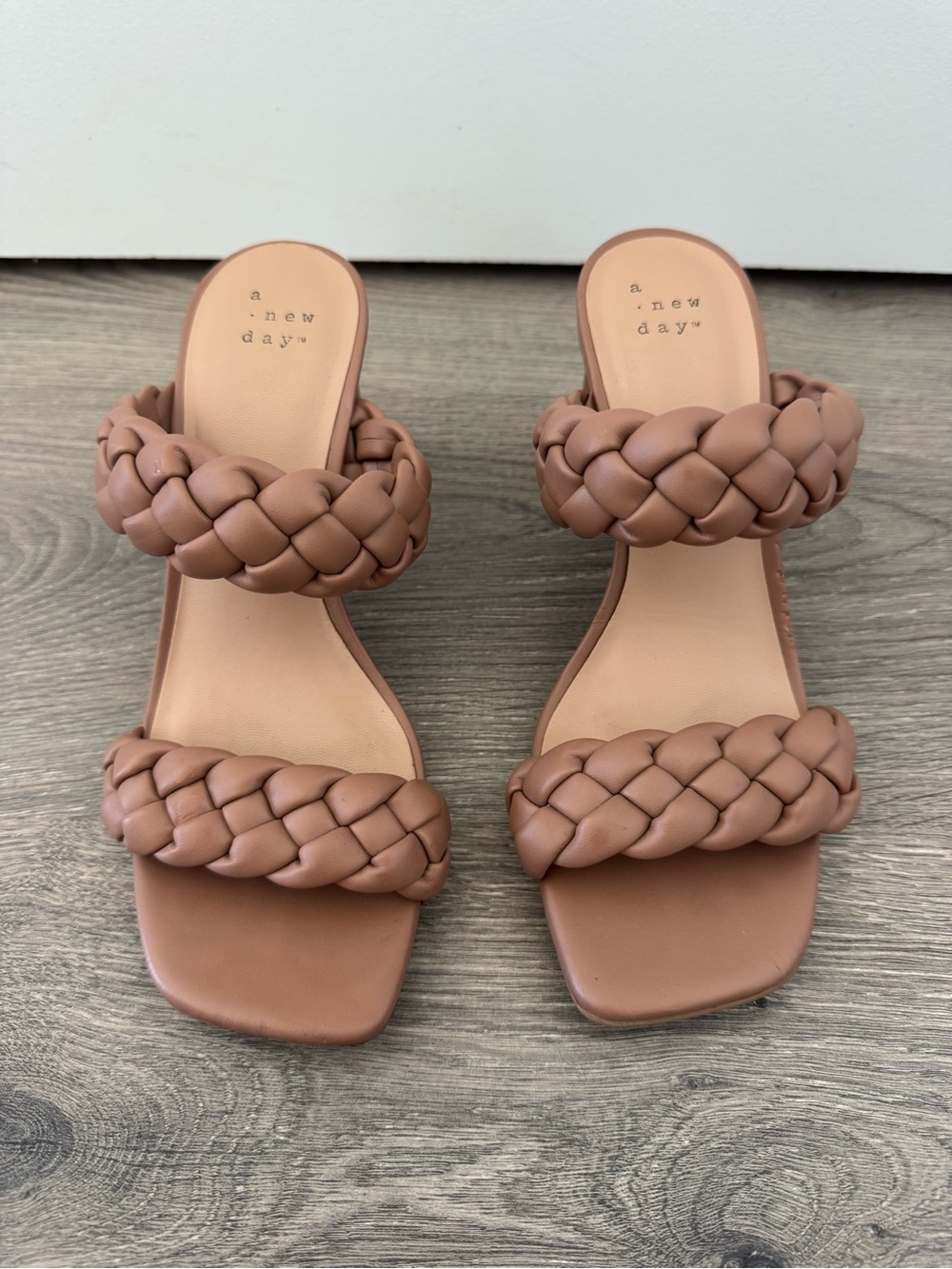 Braided Sandal Heels